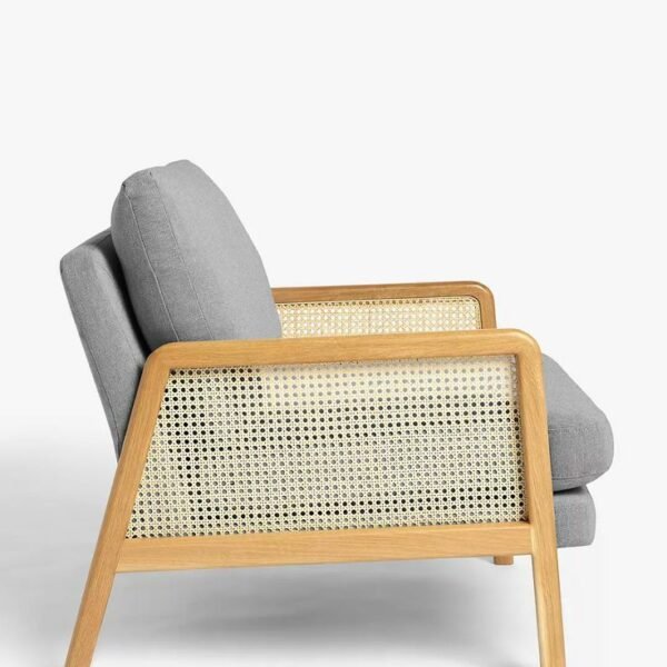 WICKER LIVING ROOM CHAIR The Brown Curves