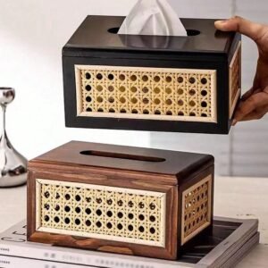 WICKER TISSUE BOX