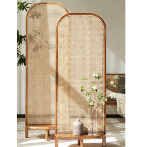 WOOD WICKER SCREENS